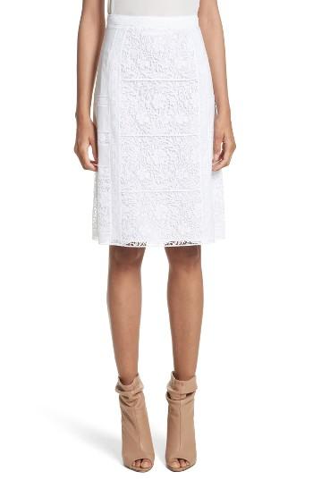 Women's Burberry Drin Lace A-line Skirt