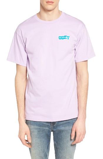 Men's Obey Quake Embroidered T-shirt