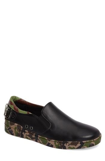 Men's Moschino Camo Slip-on Sneaker Us / 42eu - Black
