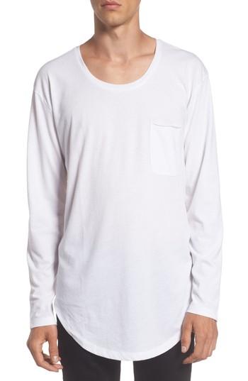 Men's The Rail Shirttail T-shirt, Size - White