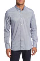 Men's Ted Baker London Kerr Slim Fit Dot Print Sport Shirt (m) - Blue