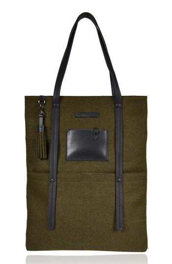 Sherpani Hadley Wool Tote - Brown