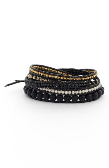 Women's Chan Luu Onyx Wrap Bracelet
