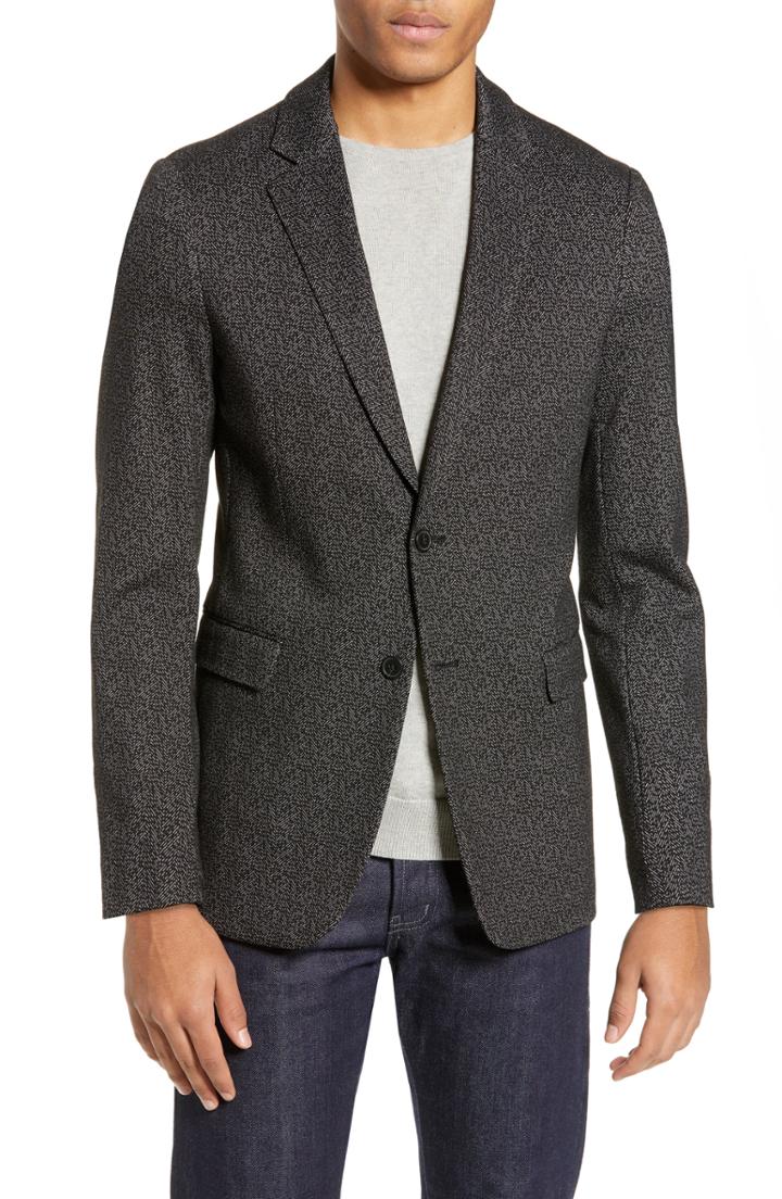 Men's Theory Clinton Herringbone Ponte Sport Coat