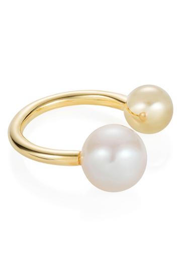 Women's Claudia Bradby Pearl & Sphere Ear Cuff