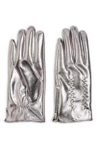 Women's Topshop Metallic Gloves - Metallic