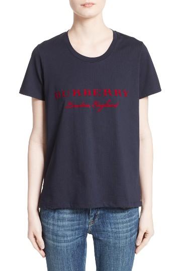 Women's Burberry Mera Tee - Blue