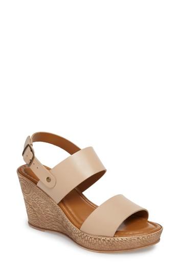 Women's Bella Vita Cor Wedge Sandal N - Beige