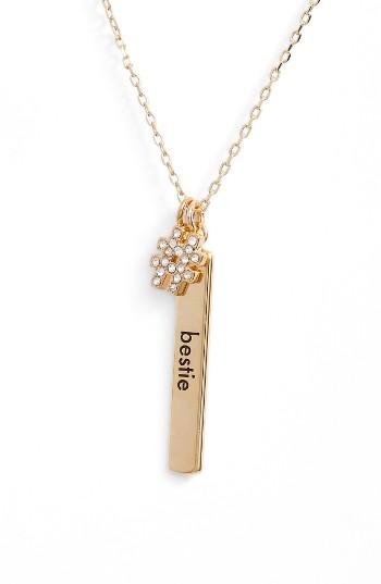 Women's Kate Spade New York Bestie Bar Pendant Necklace