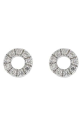 Women's Carriere Open Circle Diamond Stud Earrings (nordstrom Exclusive)