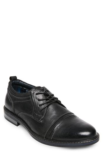 Men's Steve Madden O'leary Cap Toe Derby .5 M - Black