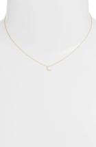 Women's Ef Collection Mini Moon Diamond Choker Necklace