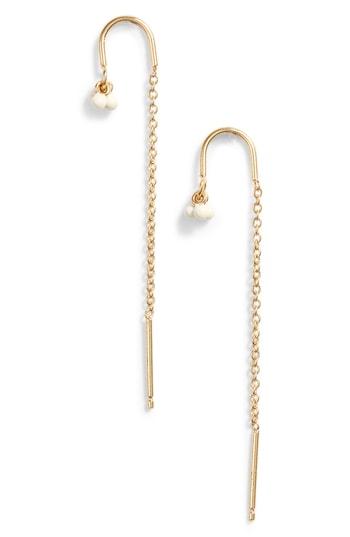 Women's Argento Vivo Enamel Cluster Threader Earrings