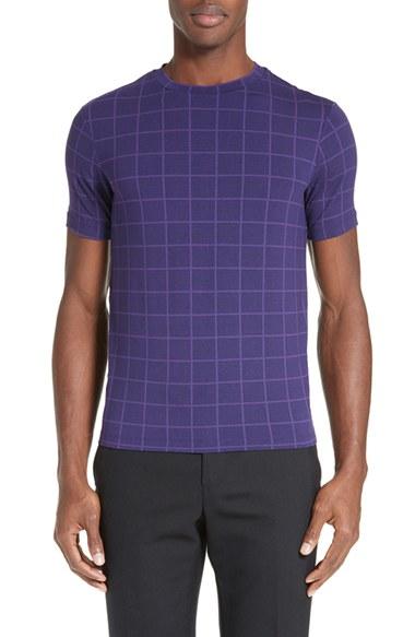 Men's Armani Collezioni Trim Fit Box Print T-shirt