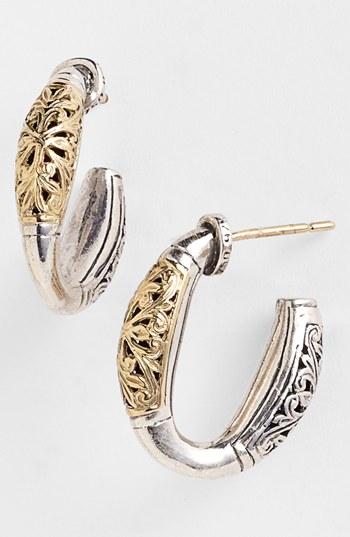 Women's Konstantino 'classics' Two-tone Hoop Earrings