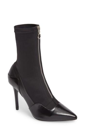 Women's Tony Bianco Dini Stiletto Stretch Bootie M - Black