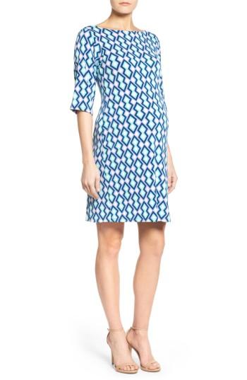 Women's Leota 'nouveau' Sheath Maternity Dress - Purple