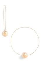 Women's Lana Hollow Ball Magic Wire Continuous Hoop Earrings