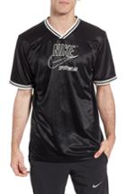 Men's Nike Nsw Archive V-neck T-shirt, Size - Black