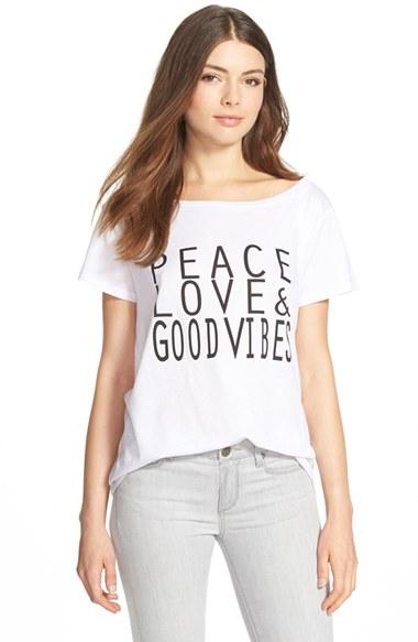 Women's Rebecca Minkoff 'good Vibes' Tee