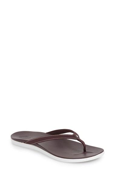 Women's Olukai 'ho Opio' Flip Flop M - Purple