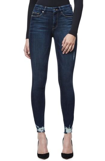 Women's Good American Good Legs Raw Hem Skinny Jeans