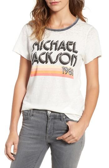 Women's Junk Food Michael Jackson Burnout Tee