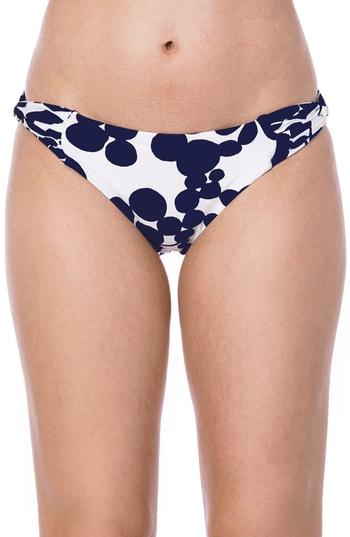 Women's Trina Turk Bali Blossoms Twisted Hipster Bikini Bottoms - Blue