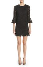 Women's Lazaro Embellished Check Net Gown, Size - Ivory
