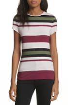 Women's Ted Baker London Imperial Stripe Fitted Tee - Pink