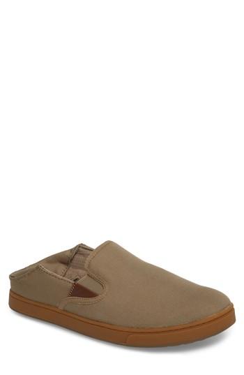 Men's Olukai Kahu Collapsible Slip-on Sneaker M - Beige