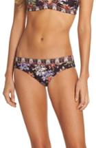 Women's Becca Floral Cottage Hipster Bikini Bottoms - Purple
