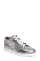 Women's Jimmy Choo Miami Glitter Sneaker .5us / 35.5eu - Metallic