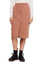 Women's Free People Utility Skirt - Brown