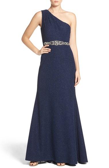 Women's Eliza J Embellished Knit Gown