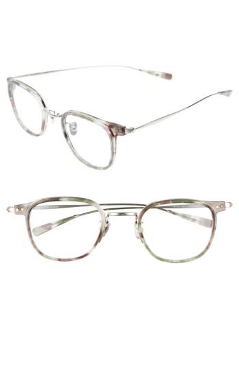 Women's Derek Lam 49mm Optical Glasses - Green/ Brown Tortoise