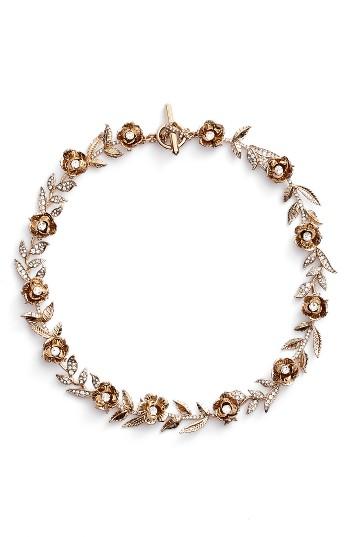 Women's Marchesa Enchanted Vines Collar Necklace