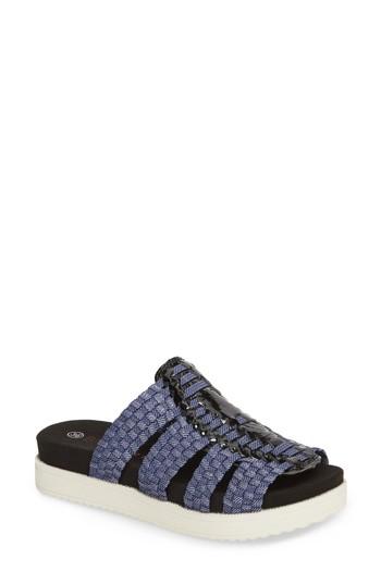Women's Bernie Mev. St. Barts Slide Sandal Us / 36eu - Blue