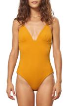 Women's Mara Hoffman Virginia One-piece Swimsuit - Yellow