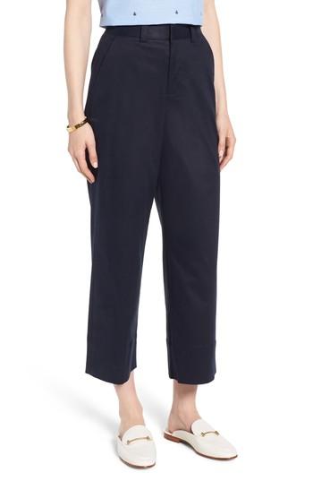 Women's 1901 High Waist Crop Wide Leg Pants - Blue