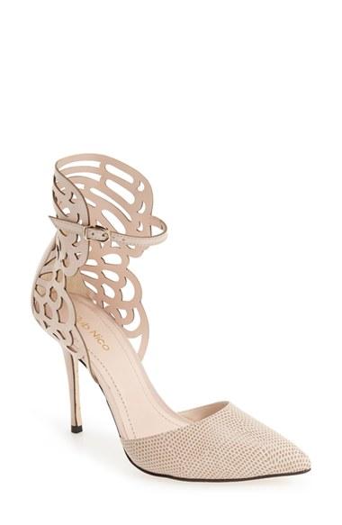 Women's Klub Nico 'regina' Pointy Toe Pump M - Beige