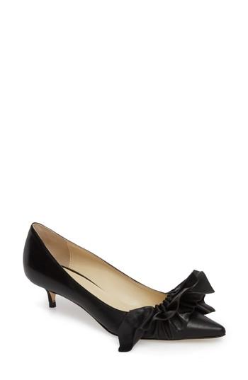 Women's Butter Briana Ruffle Pump M - Black