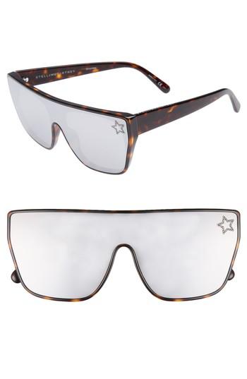 Women's Stella Mccartney 99mm Flat Top Sunglasses - Avana