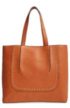 Sole Society Tara Braided Faux Leather Hobo - Brown