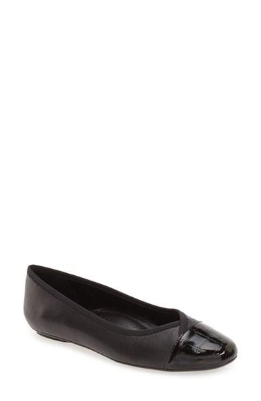 Women's Vaneli 'sitta' Cap Toe Ballet Flat