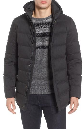 Men's Herno Techno Quilted Waterproof Down Jacket