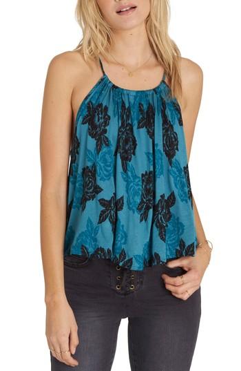 Women's Billabong Too Soon Floral Print Top