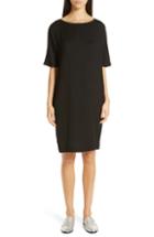 Women's Fabiana Filippi Pleat Back Dress Us / 38 It - Black