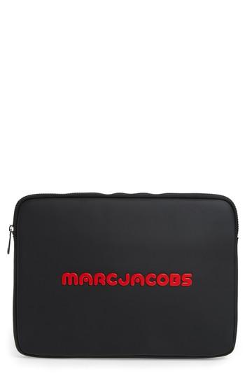 Marc Jacobs Logo 13-inch Computer Case - Black