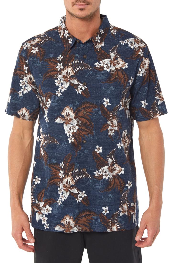 Men's Jack O'neill Coastline Fit Sport Shirt, Size Large - Blue